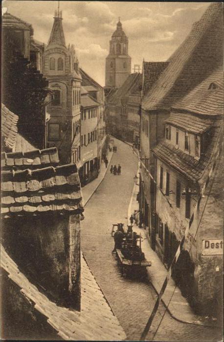 Meissen Elbe Sachsen Burggasse