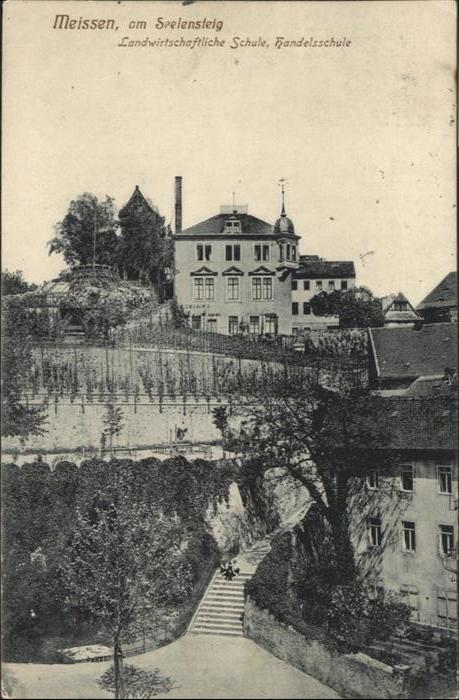 Meissen Elbe Sachsen Seelensteig Schule