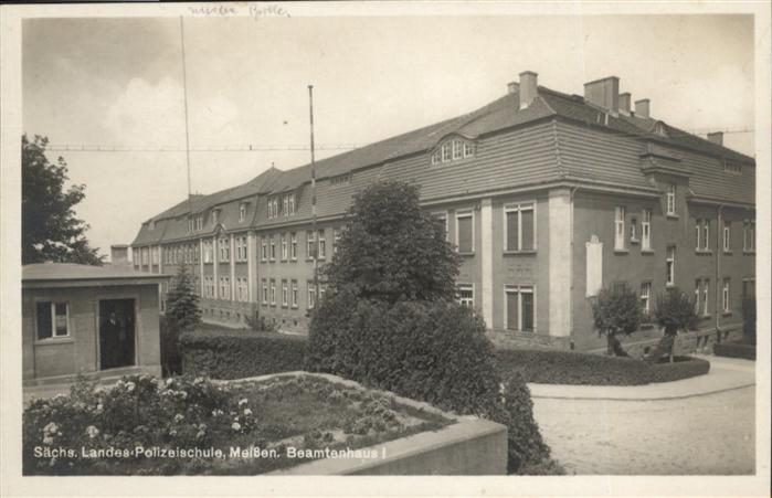 Meissen Elbe Sachsen Polizeischule Beamtenhaus