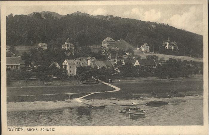 Rathen Saechsische Schweiz Schiff
