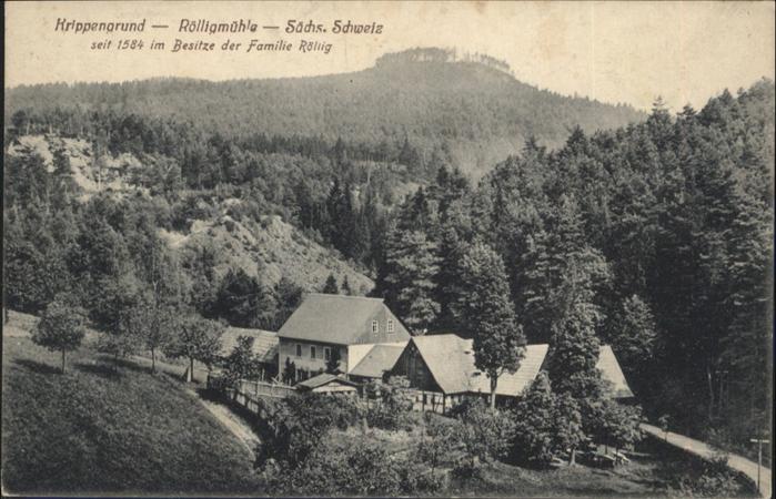 Krippen Bad Schandau Rölligmühle
