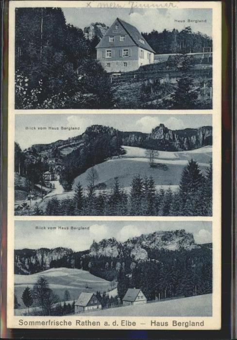 Rathen Saechsische Schweiz Haus Bergland