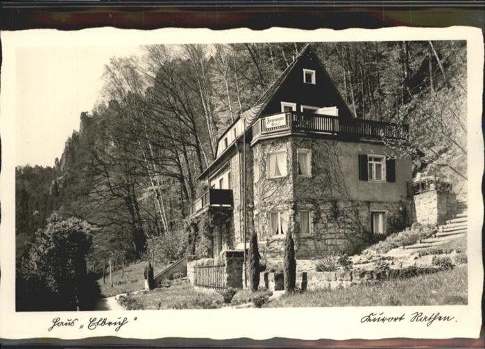 Rathen Saechsische Schweiz Haus Elbruh