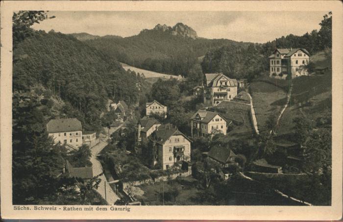 Rathen Saechsische Schweiz Gamrig