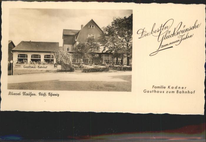 Rathen Saechsische Schweiz Gasthaus Zum Bahnhof Neu Jahr