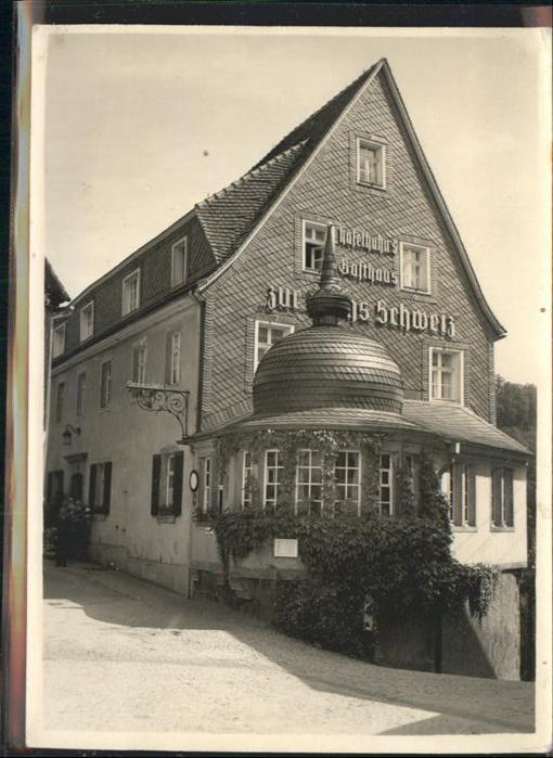Hohnstein Saechsische Schweiz Gasthaus