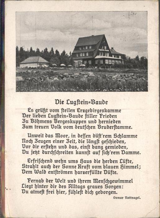 Altenberg Erzgebirge [Stempelabschlag] Berg Hotel Lugstein