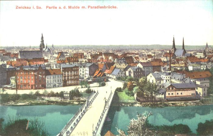 Zwickau Sachsen Paradiesbrücke