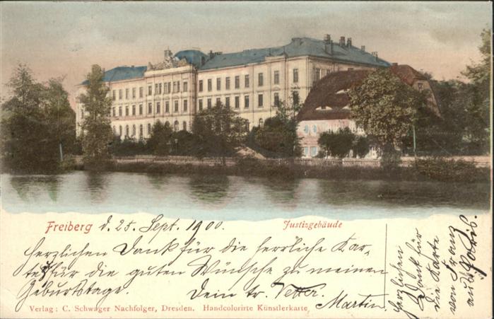 Freiberg Sachsen Justizgebäude