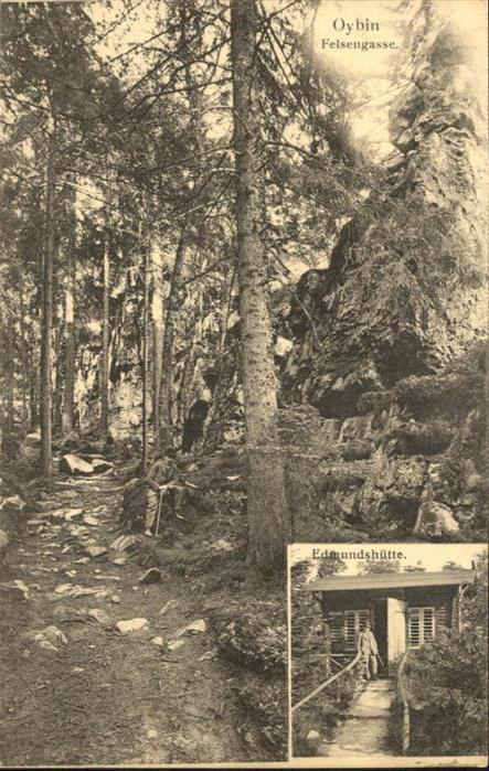 Oybin Sachsen Felsengasse