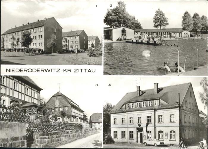 Niederoderwitz Volksbad AWG-Siedlung Oberlausitz HO-Ga