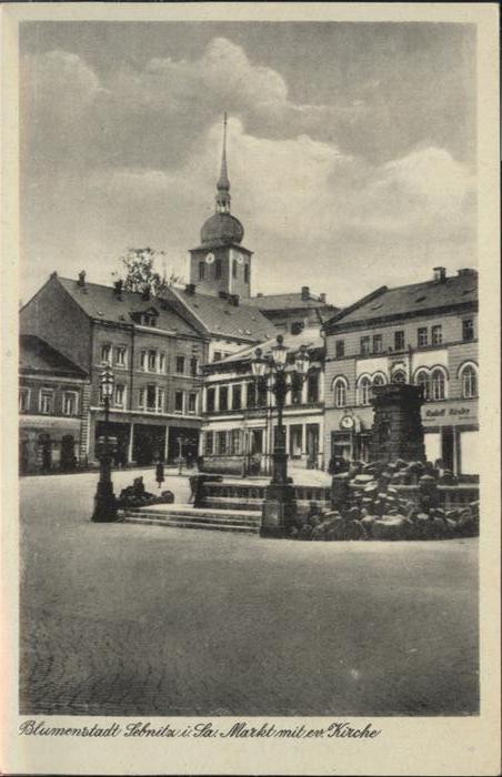 Sebnitz Marktplatz Kirche