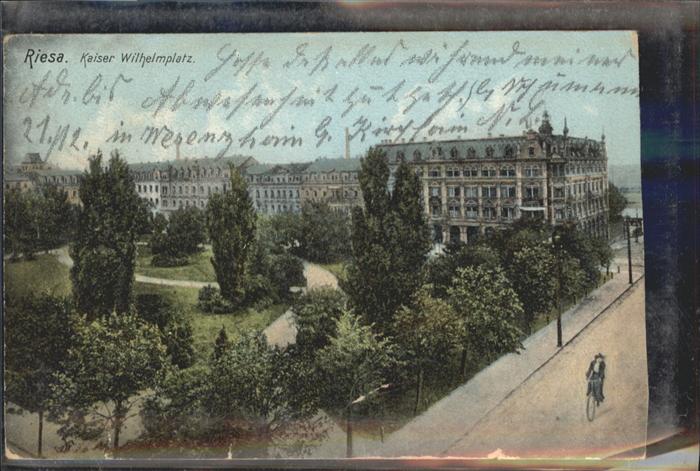 Riesa Sachsen Kaiser Wilhelmsplatz