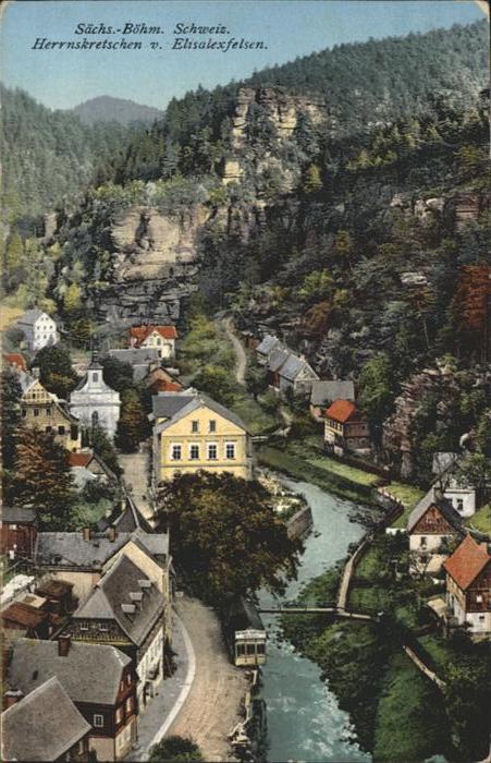 Sebnitz Herrnskretschen Elisalexfelsen