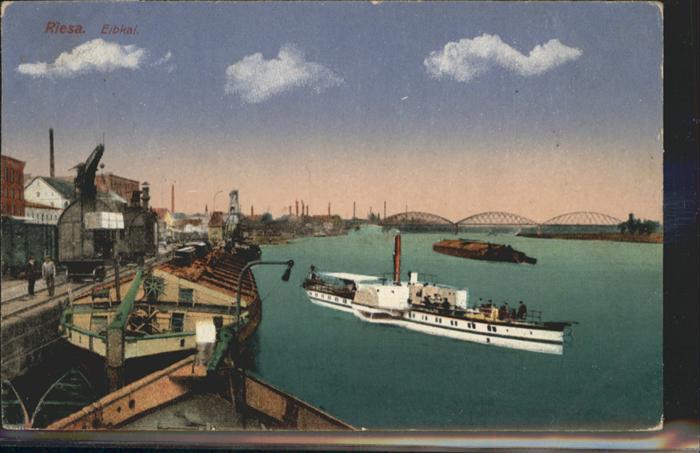 Riesa Sachsen Elbkai