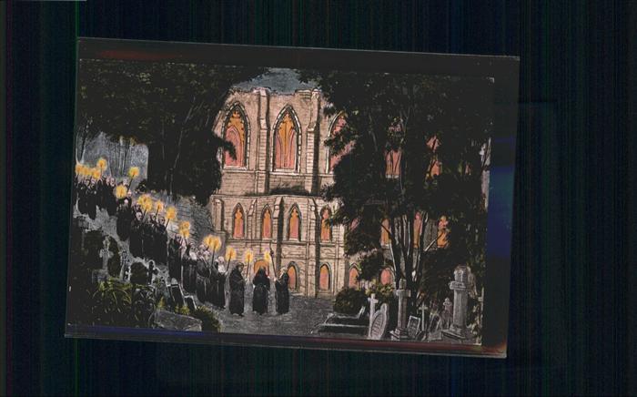 Oybin Sachsen Historischer Moenchszug Kirchruine