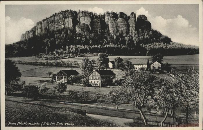 Pfaffenstein Koenigstein Saechsische Sch Fels Pfaffenstein