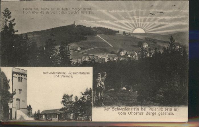 Pulsnitz Sachsen Schwedenstein