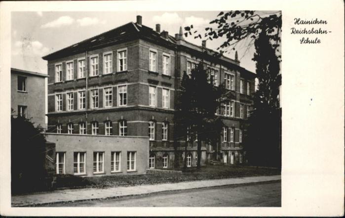 Hainichen Sachsen Reichsbahnschule