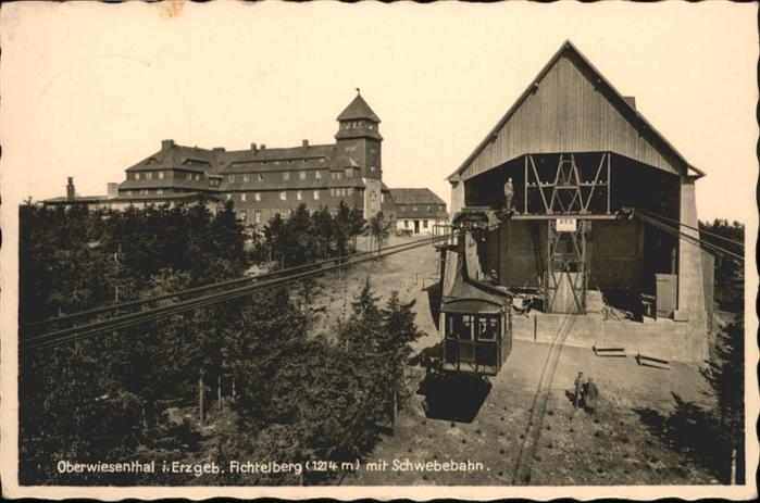 Oberwiesenthal Erzgebirge Fichtelbeg Schwebebahn