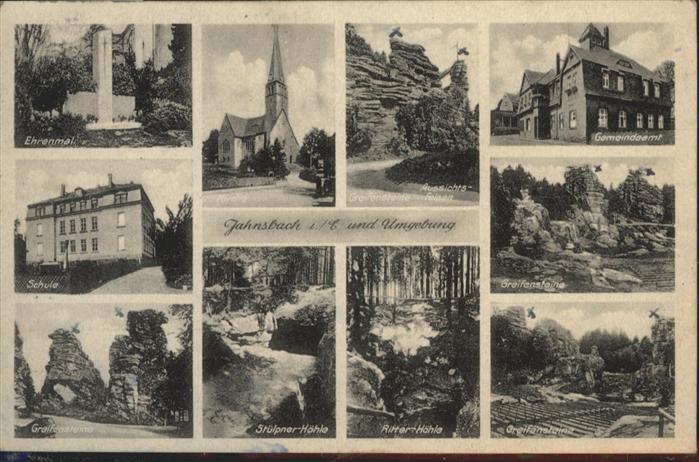 Gelenau Erzgebirge Jahnsbach Ehrenmal Schule Stülpner Höhl