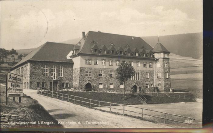 Oberwiesenthal Erzgebirge Kreisheim der ersten Turnerschaft