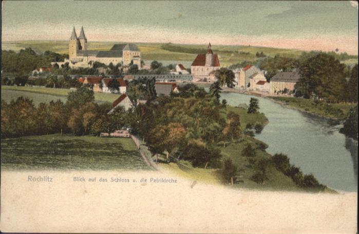 Rochlitz Sachsen Schloss 'Rochlitz Petrikirche