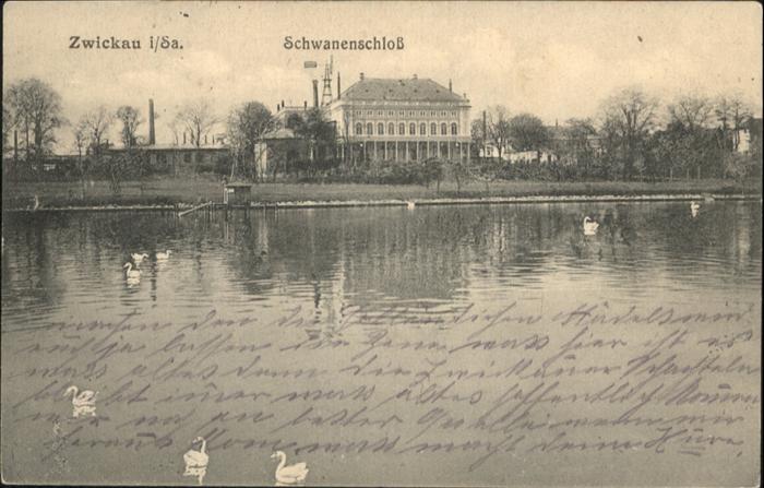 Zwickau Sachsen Schwanen Schloss