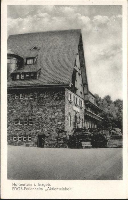 Hartenstein Zwickau Ferienheim Aktionseinheit