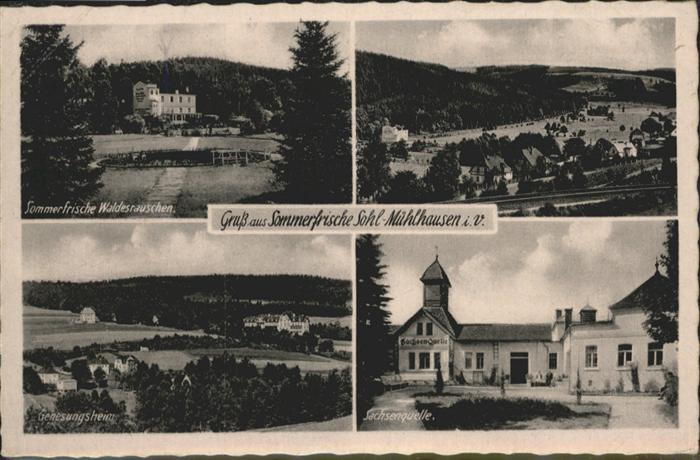 Sohl Bad Elster Sachsnequelle Genesungsheim