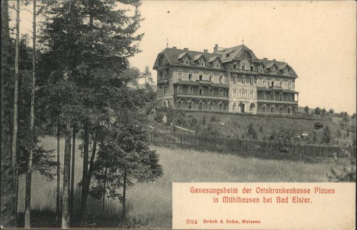 Muehlhausen Vogtland Genesungsheim Krankenkasse Plauen