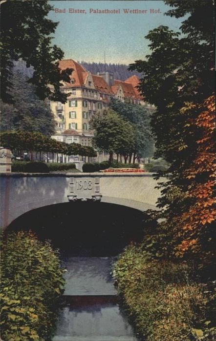 Bad Elster Palast Hotel Wettiner Hof Brücke