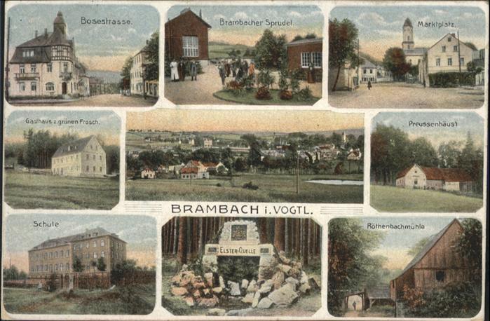 Bad Brambach Preussenhaus Röthenbachmühle Schule