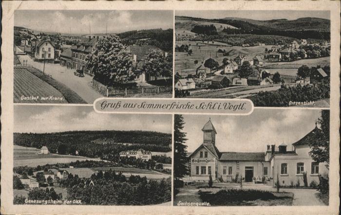 Sohl Bad Elster Sachsenquelle Gasthof Zur Krone