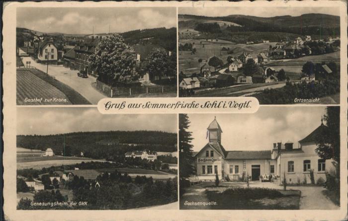 Sohl Bad Elster Sachsenquelle Gasthof Zur Krone