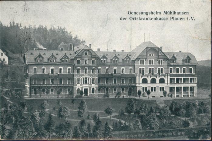 Muehlhausen Vogtland Genesungsheim Krankenkasse Plauen