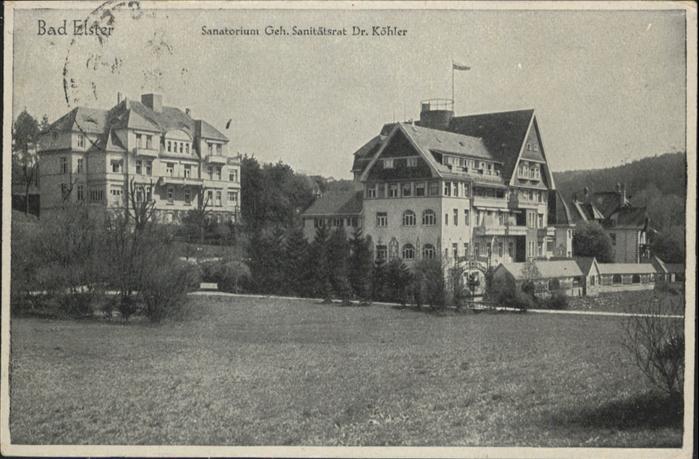 Bad Elster Sanatorium Dr Köhler