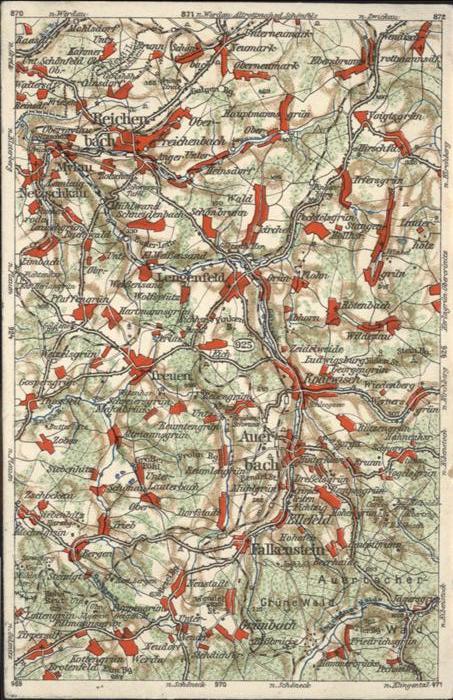 Lengenfeld Vogtland Landkarte