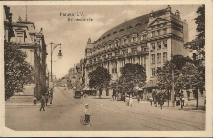 Plauen Vogtland Bahnhofstrasse Strassenbahn