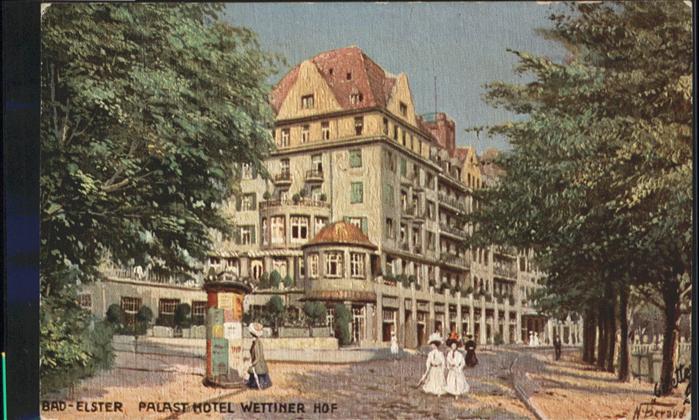 Bad Elster Palast Hotel Wettiner Hof Künstler N Be
