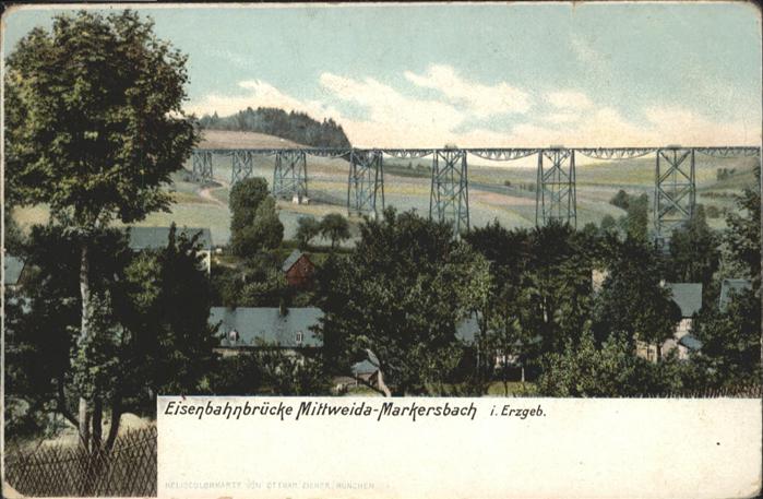 Mittweida Eisenbahnbrücke Markersbach
