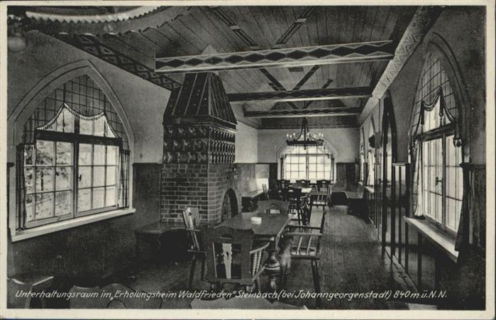 Steinbach Johanngeorgenstadt Unterhaltungsraum Erholungsheim Waldfri