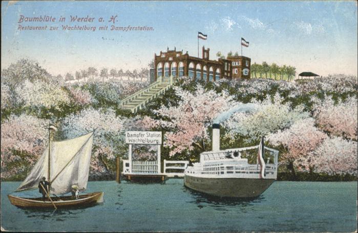 Werder Havel Baumblüte Restaurant Zur Wachtelburg Da
