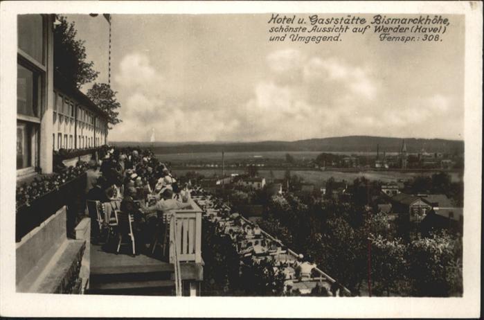 Werder Havel Hotel Gaststätte Bismarckhöhe