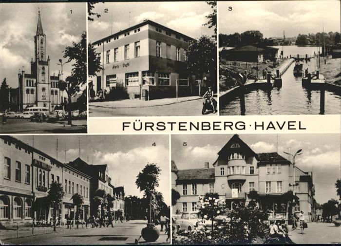 Fuerstenberg Havel Schleuse Gaststätte Rathaus