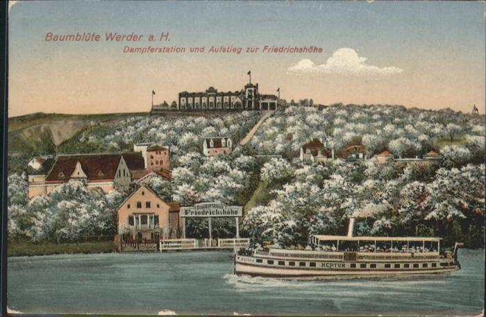 Werder Havel Baumblüte Dampferstation Friedrichshöhe