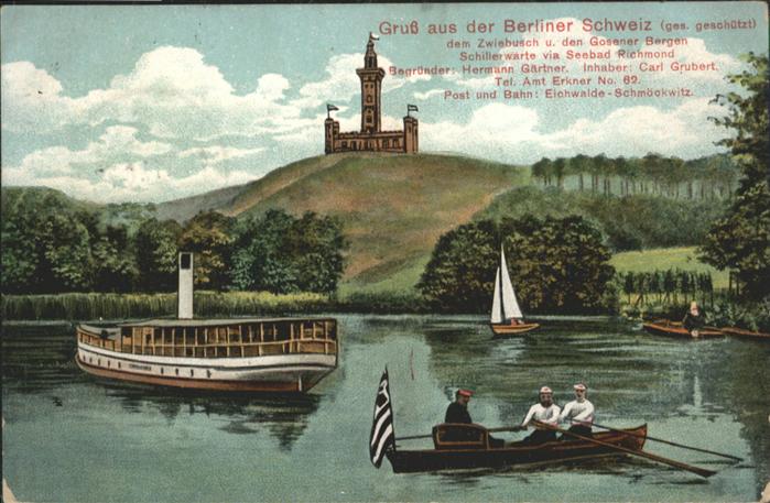 Zwiebusch Berliner Schweiz Schillerwarte Schiff