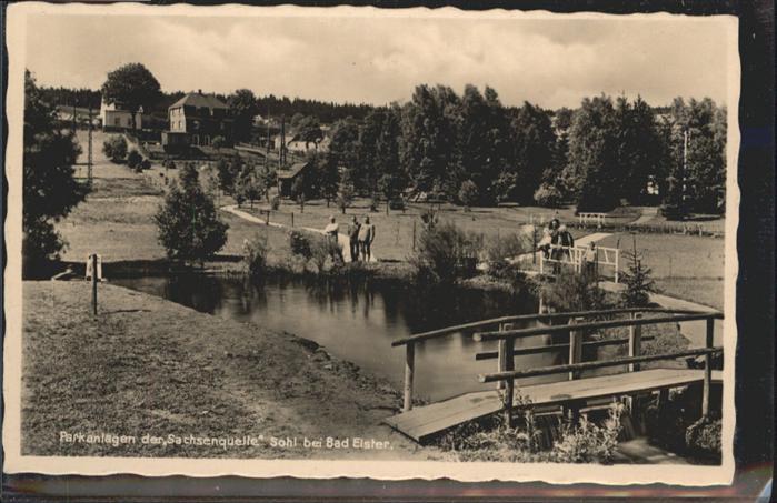 Sohl Bad Elster Parkanlagen Sachsenquelle