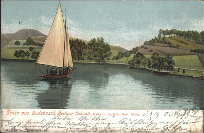 Zwiebusch Berliner Schweiz Segelschiff