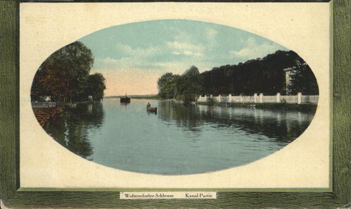 Woltersdorf Erkner Schleuse Kanal